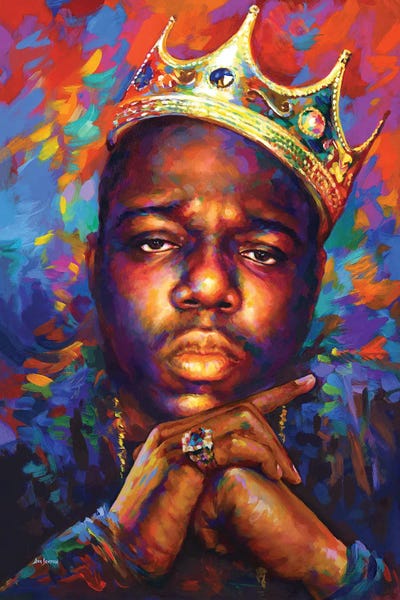 Notorious B.I.G Hip Hop Print Biggie Smalls Ready to hang Artwork Art Print